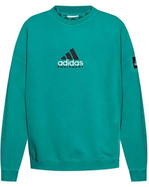 adidas Eqt Crew-Neck Sweatshirt - Green