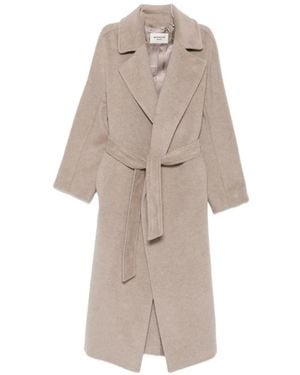 Weekend by Maxmara Belted Wool Coat - White