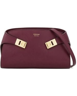 Ferragamo Mini Hug Cross Body Bag - Purple