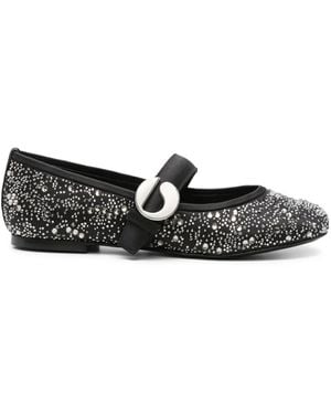 Coperni Crystal-Embellished Court Shoes - Black