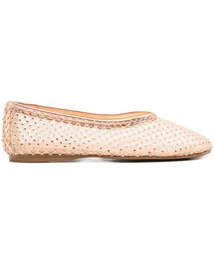 Forte Forte Ballerinas Mit Kristallen - Pink