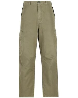 Fendi Buckle-Detail Cargo Trousers - Green