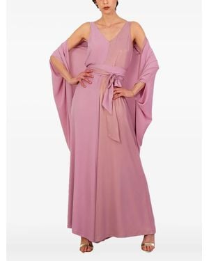 LE_RJTANGE® Draped Open Jacket - Pink