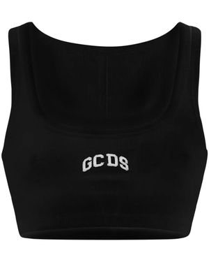 Gcds クロップド トップ - ブラック