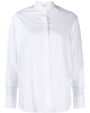 Vince Silk Blend Shirt - White
