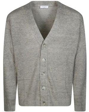 Daniele Fiesoli Buttoned V-Neck Cardigan - Grey