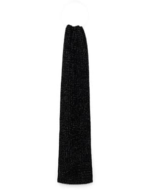Silvian Heach Knitted Scarf - Black