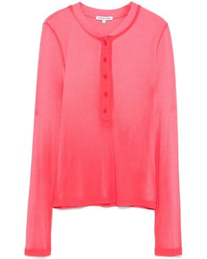Cotton Citizen Verona ヘンリーネック Tシャツ - ピンク