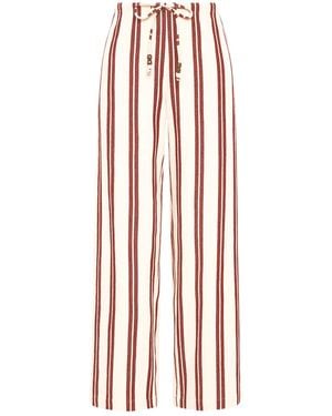 The Upside Baja Charli Striped Pants - Red