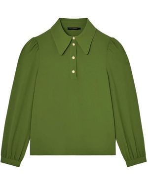 Tara Jarmon Polo À Manches Bouffantes - Vert