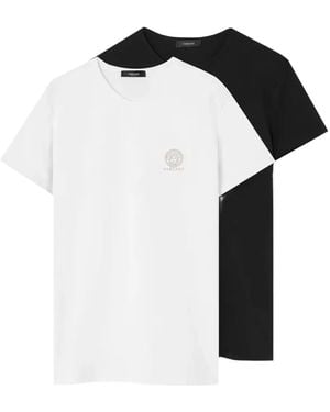 Versace Medusa logo T-shirt pack - Negro