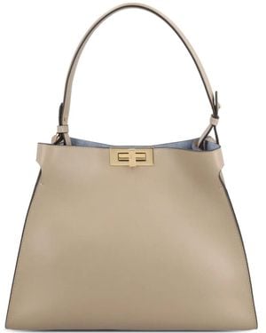 Fendi Medium Way Tote Bag - Natur