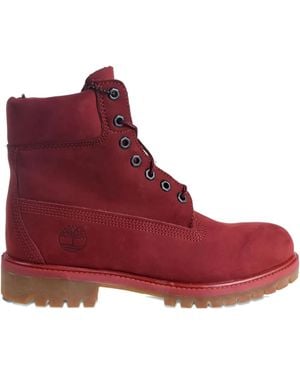 Timberland Premium 6" Waterproof Boots - Red
