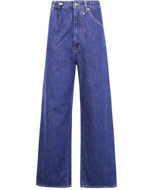 DARKPARK Jeans mit ausgefranstem Detail - Blau