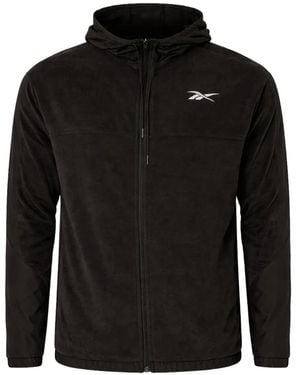 Reebok Fleece Zip-Up Hoodie - Black