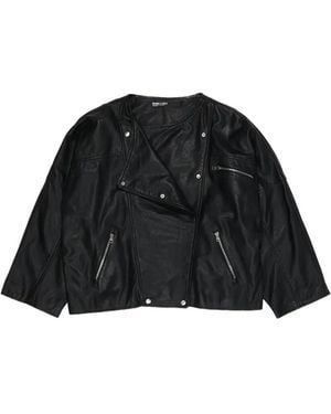Bimba Y Lola Leather Jacket - Black