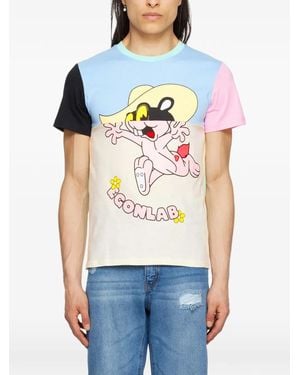 Egonlab Hysteric Printed T-Shirt - Blue