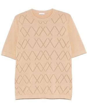Malo T-Shirt En Coton - Neutre