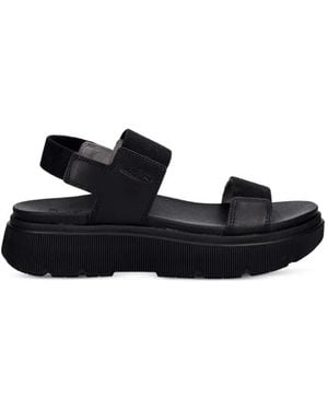 Keen Elle Mila Panelled Sandals - Black
