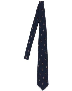 Polo Ralph Lauren Pony Polo Silk Tie - Blue