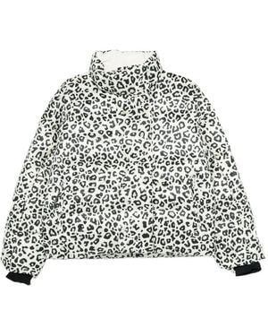 Rossignol Leopard-Print Down Jacket - Gray