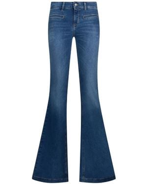 Liu Jo Low-Rise Flared Jeans - Blue