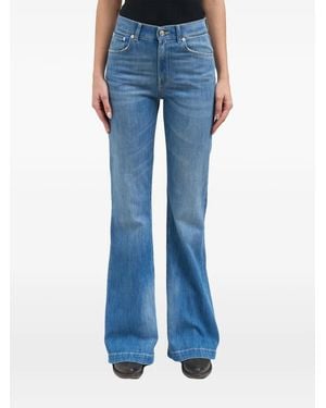 Dondup Jean Olivia À Coupe Évasée - Bleu