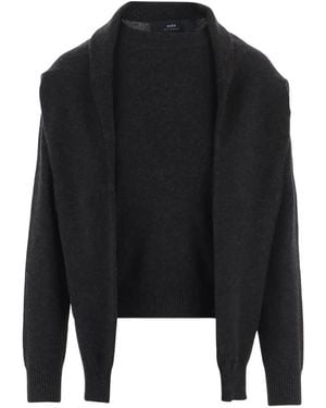 arch4 Wrap Cashmere Sweater - Black