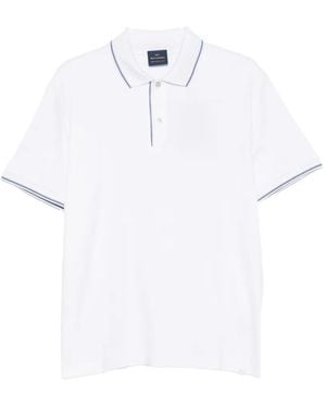 Paul & Shark Contrast-Trim Polo Shirt - White