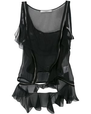 Givenchy One Shoulder Top - Black