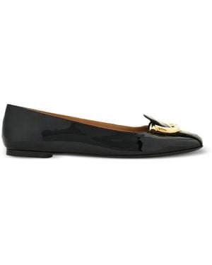 Ferragamo Ballerinas Mit Gancini-Schnalle - Schwarz