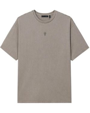 FIVE CM T-Shirt Graphique À Col Ras Du Coup - Gray