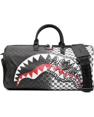 Sprayground Graphic-Printed Duffel Bag - Black