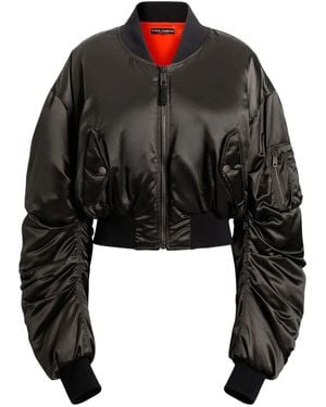 Dolce & Gabbana Nylon Canvas Over Jacket - Black