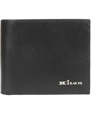 Kiton Leather wallet - Schwarz