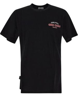 FAMILY FIRST Graphic-Print T-Shirt - Black