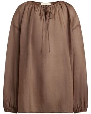 12 STOREEZ Rami Blouse - Brown