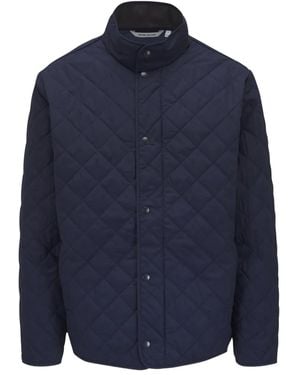 Peter Millar Diamond-Quilted Jacket - Blue
