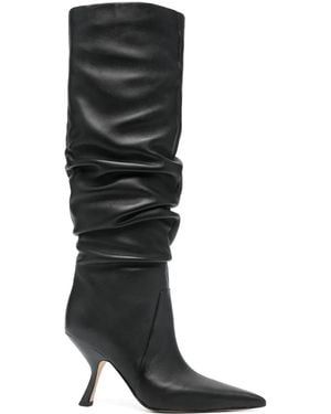 MICHAEL Michael Kors Bottines À Design Drapé 90 Mm - Noir