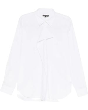 Comme des Garçons Asymmetric-Panel Shirt - White