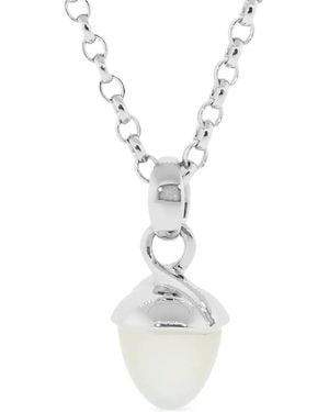 Tamara Comolli Mikado Bouquet Moonstone Pendant - White