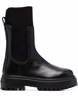 Le Silla Ranger Leather Ankle Boots - Black