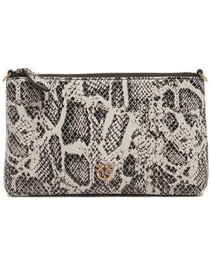 Pinko Mini Flat Horizontal Cross Body Clutch - Gray
