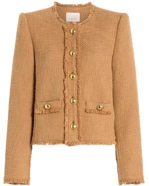 Cinq À Sept Christie Blouclé Jacket - Natural