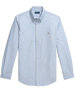 Polo Ralph Lauren Striped Oxford Shirt - Blue