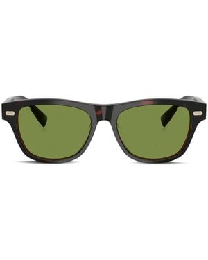 Brunello Cucinelli Wayfarer-Frame Sunglasses - Green