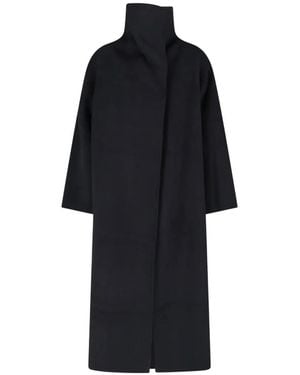 Almada Label Kaity Doublé High-Neck Coat - Black
