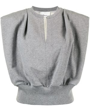 3.1 Phillip Lim French Terry ノースリーブトップ - グレー