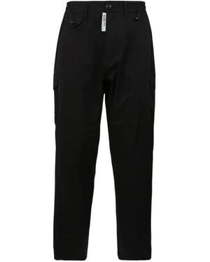 Gcds Logo-Patch Cargo Pants - Black