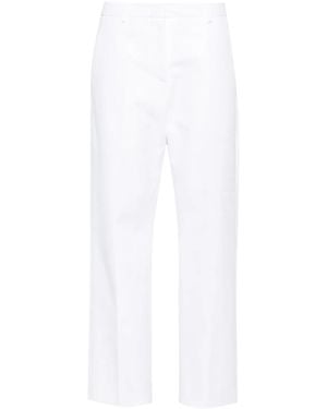 Valentino Garavani Compact Poplin Trousers - White